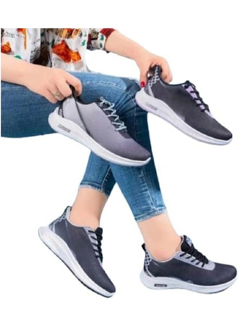 حذاء رياضي مستورد أنيق للبنات - كحلي