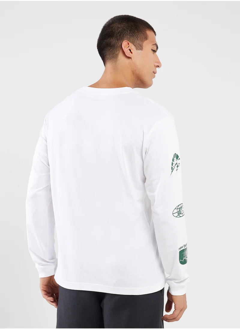 نيو بالانس New Balance Relaxed Global Long Sleeve