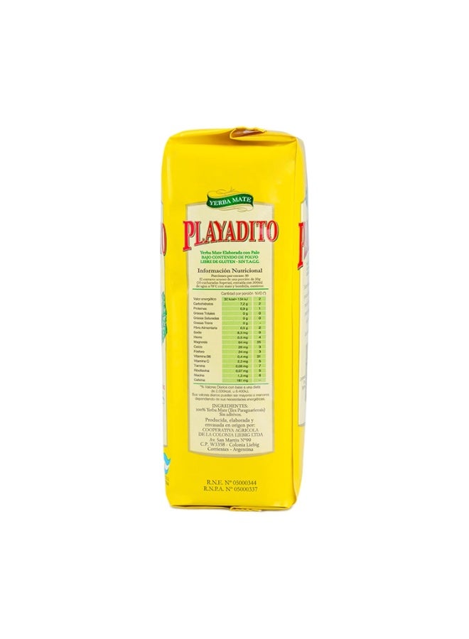 Yerba Mate Playadito Tea Leaves Traditional Con Palo From Colonia Liebig 500 G - Image 2