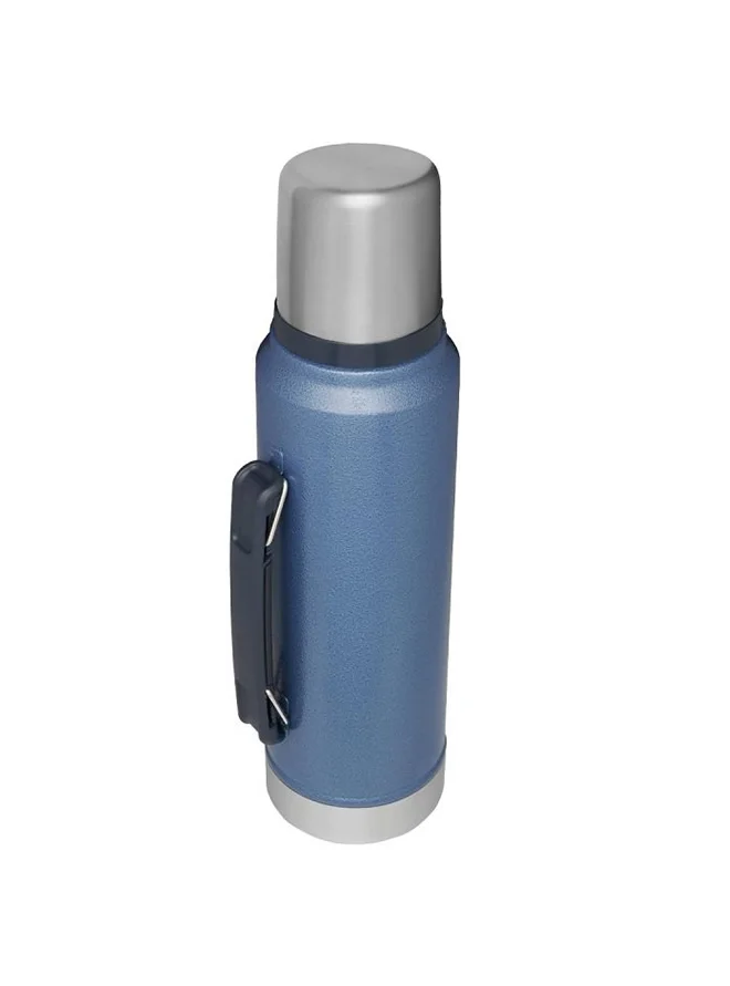 Stanley Stanley Classic Legendary Bottle 1L / 1.1QT Hammertone Lake â€“ BPA FREE Stainless Steel Thermos | Keeps Cold or Hot for 24 Hours | Leakproof Lid Doubles as Cup | Dishwasher Safe | Lifetime Warranty