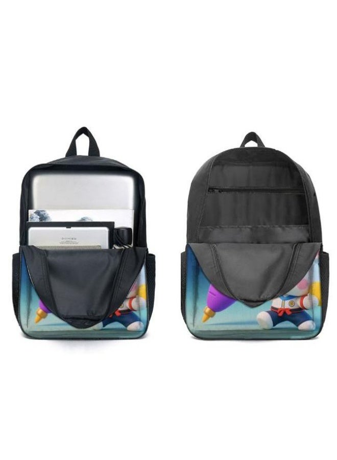 Bright Li Fire Fashion is unlimited! Cartoon bag three-piece set, suitable for a variety of scenes for students and teenagers (available for students, children, friends on outings, mountain climbing, schooling, etc.) - 70 - Image 3