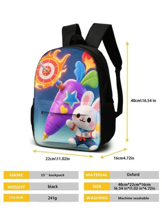 Bright Li Fire Fashion is unlimited! Cartoon bag three-piece set, suitable for a variety of scenes for students and teenagers (available for students, children, friends on outings, mountain climbing, schooling, etc.) - 70 - Image 4