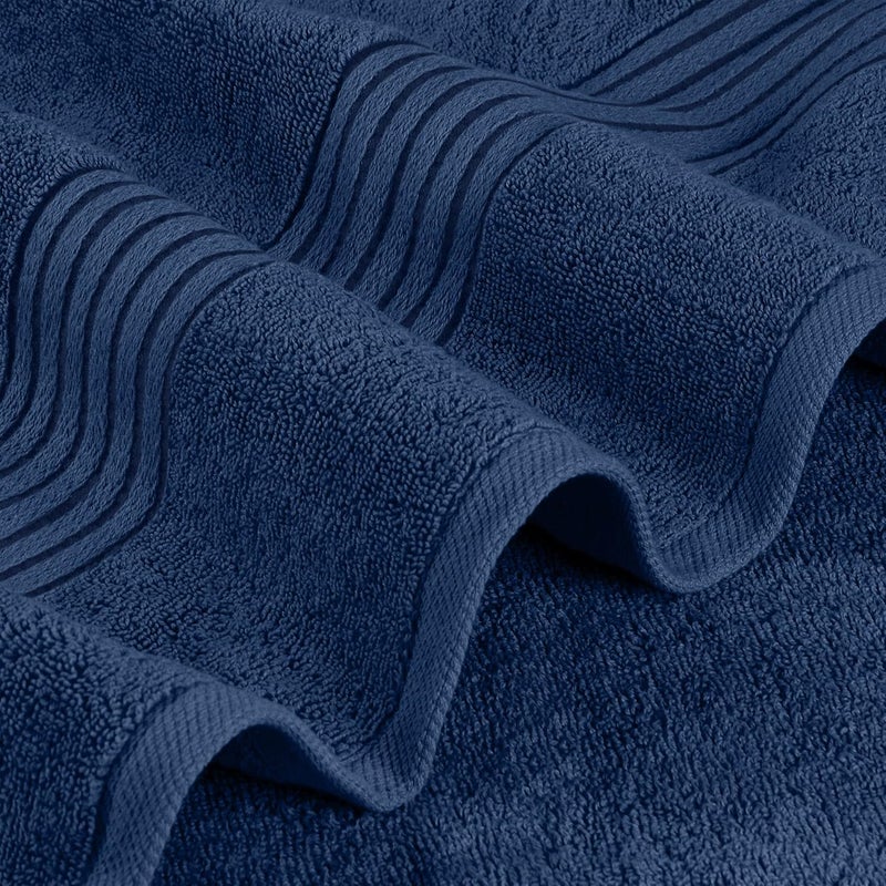 Utopia Towels 4 Pack Bath Towels Set, (27 x 54 Inches) 100% Ring Spun Cotton, Quick Dry, Highly Absorbent, Soft Feel Towels, Perfect for Daily Use (Navy) - Image 4