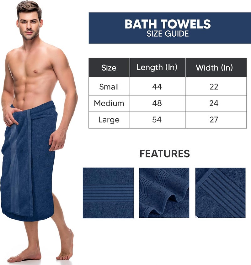 Utopia Towels 4 Pack Bath Towels Set, (27 x 54 Inches) 100% Ring Spun Cotton, Quick Dry, Highly Absorbent, Soft Feel Towels, Perfect for Daily Use (Navy) - Image 3
