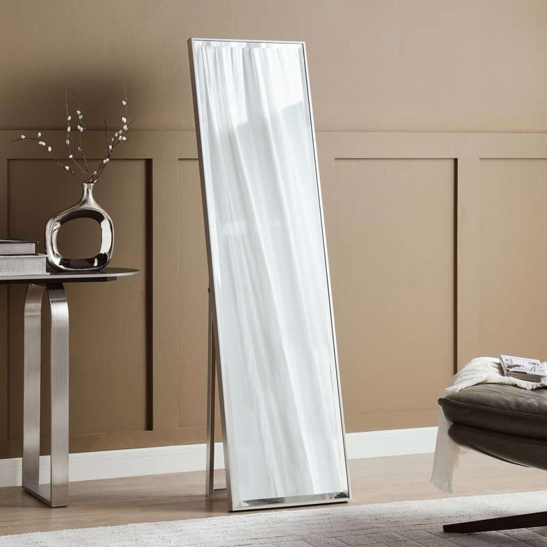 Pan Home Mojo Bevelled Cheval Mirror 44x162cm - Silver