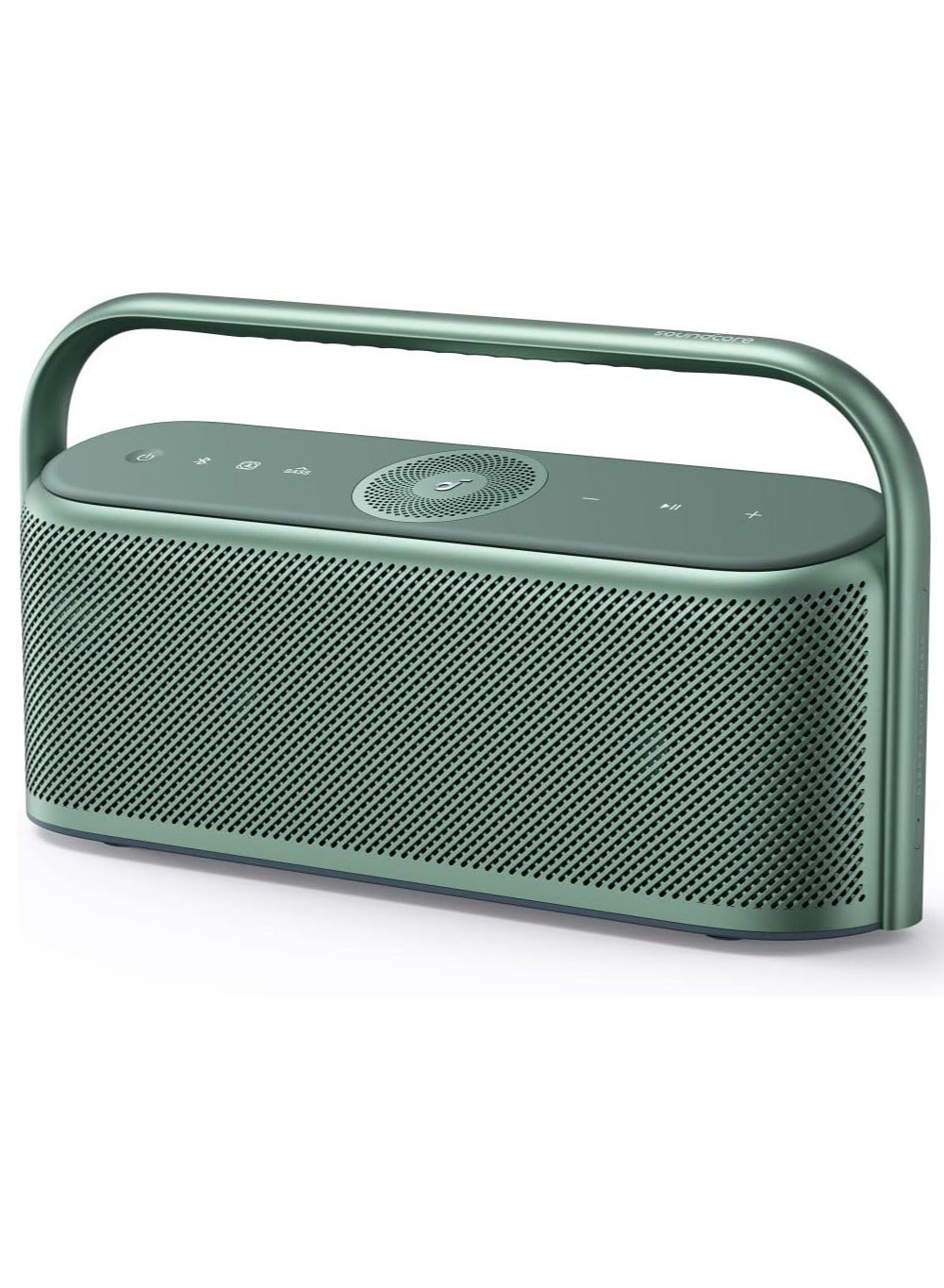Motion x600 Bluetooth Speaker, Speaker Boxes Bluetooth with Hi-Res Spatial Audio 50 W Spatial Sound IPX7 Water Protection 12 Hours Playback Pro EQ Carry Handle AUX-IN green