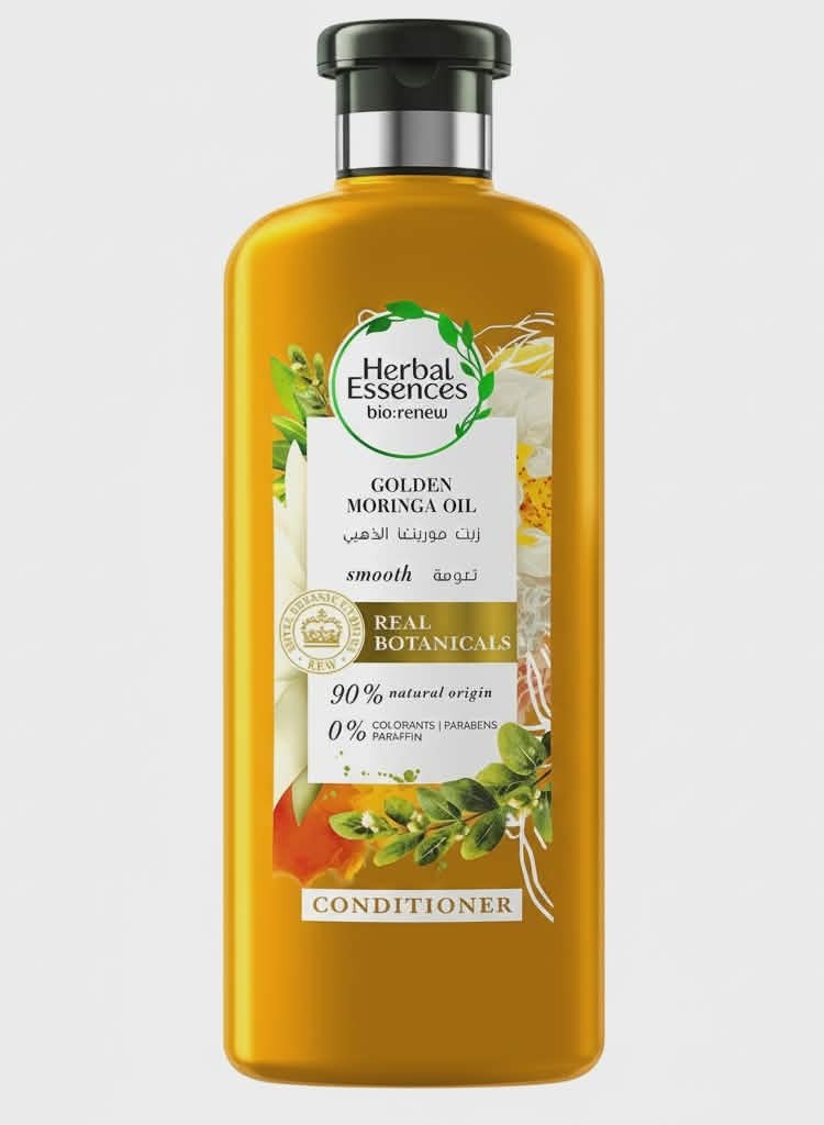 Herbal Essences bio:renew Golden Moringa Oil Smoothing Conditioner, 400ml - Image 1