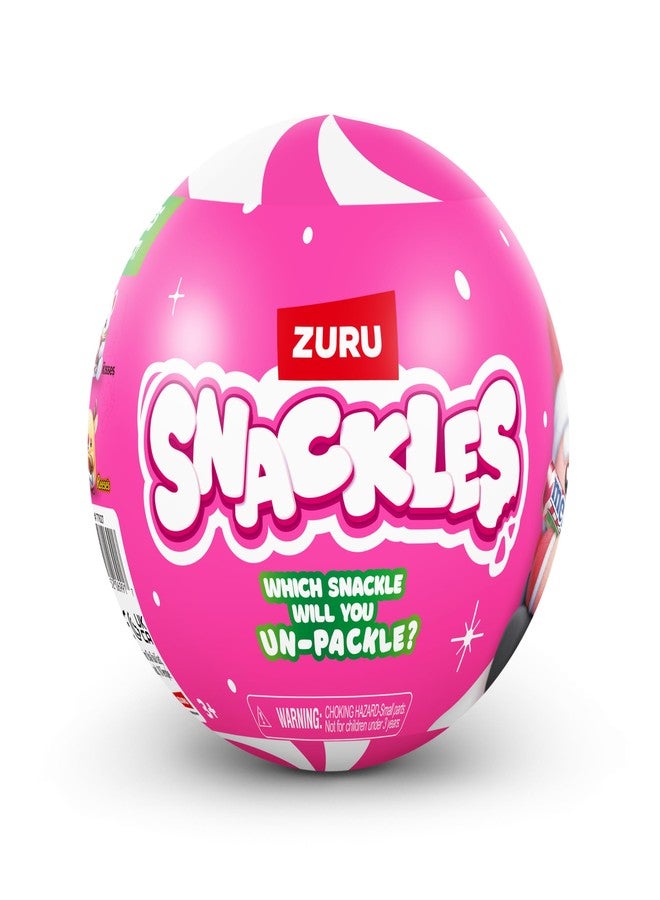 Snackles Christmas Mystery UNbox 5 Inch Plush in Capsule by ZURU, Ultra Soft Plush, Collectible Plush with Real Licensed Brands, Stuffed Animal, Giftable, Holiday - Image 2