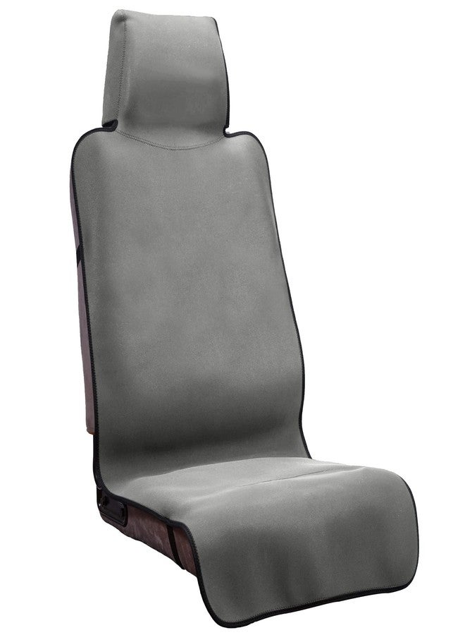 DREAMANIA Waterproof Seat Cover, Upgraded Neoprene Sweat Carseat Protector, Perfect for Universal Anti-Slip Car Truck SUV Seat, Ideal for Surfing Yoga Gym Workout, Gray - Image 1