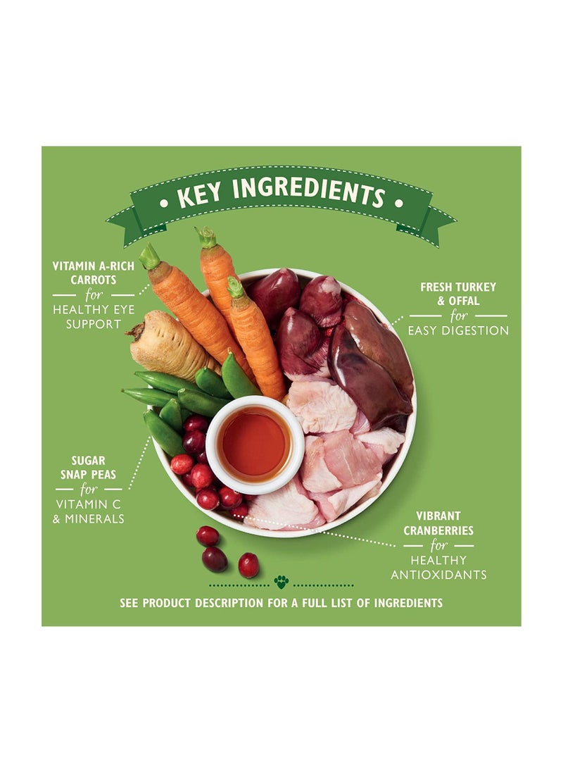 Lily's Kitchen Senior Recipe Wet Dog Food with Turkey, Cranberries and Parsnips 400g  - Image 2