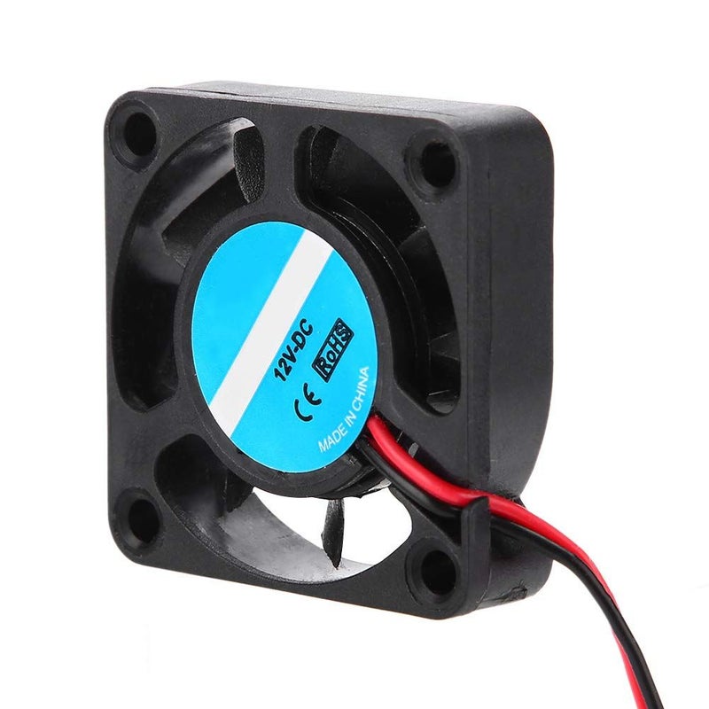 High Speed 7000RPM Quiet 12V 3D Printer Cooling Fan 4Pcs Black ABS Material - Image 4
