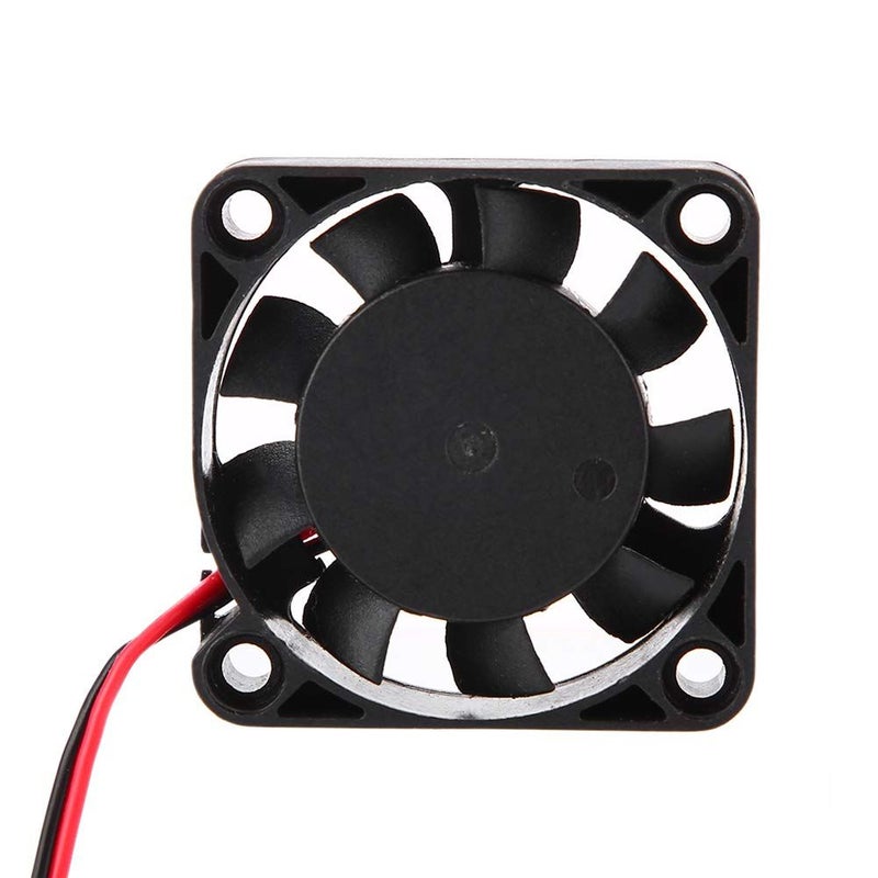 High Speed 7000RPM Quiet 12V 3D Printer Cooling Fan 4Pcs Black ABS Material - Image 3