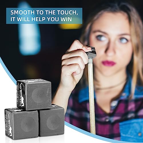 HMQQ Billiards Chalk (Gray Set of 12) - Image 3