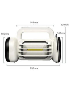 Arcanine Arcanine 3in1 Rechargeable LED SpotlightLanterns for Power OutagesLED Camping Lantern Rechargeable Portable Spotlight for Outdoor Activities USB Charging COB Side Lights AR05  - Image 2