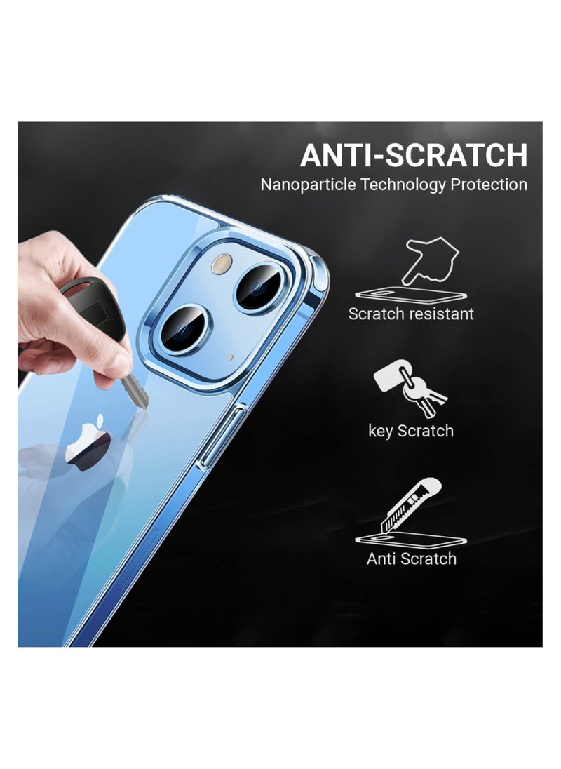 PRIMEEIGHT Transparent Crystal Clear iPhone 15 PLUS Case 6.1 inch - Shockproof Curved Edges apple iPhone 15 plus case HD Clear Anti Scratch  - Image 4