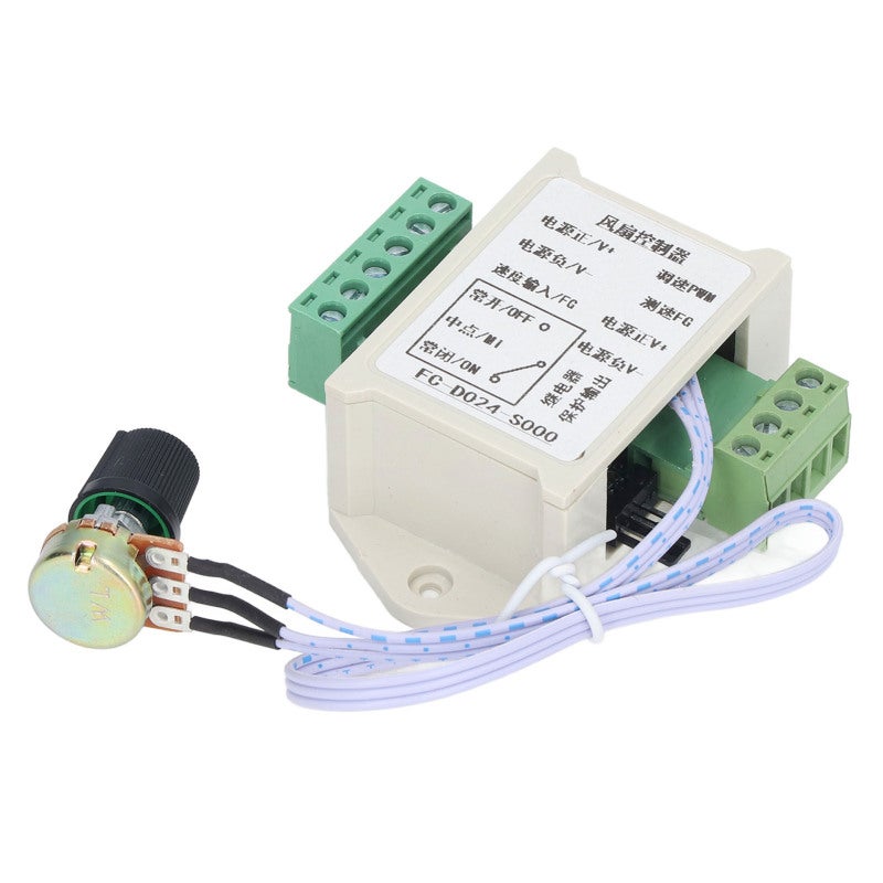 تحكم في مروحة بواسطة توزيع ناقص العرض (PWM) مع واجهة موصل 4P 2510 - كاشف إشارة سرعة FG ومخرجات ريلاى لتحكم مروحة ذات 4 سلكات، يستخدم في تبديد الحرارة للحواسيب والتبريد الصناعي والتهوية - Image 1