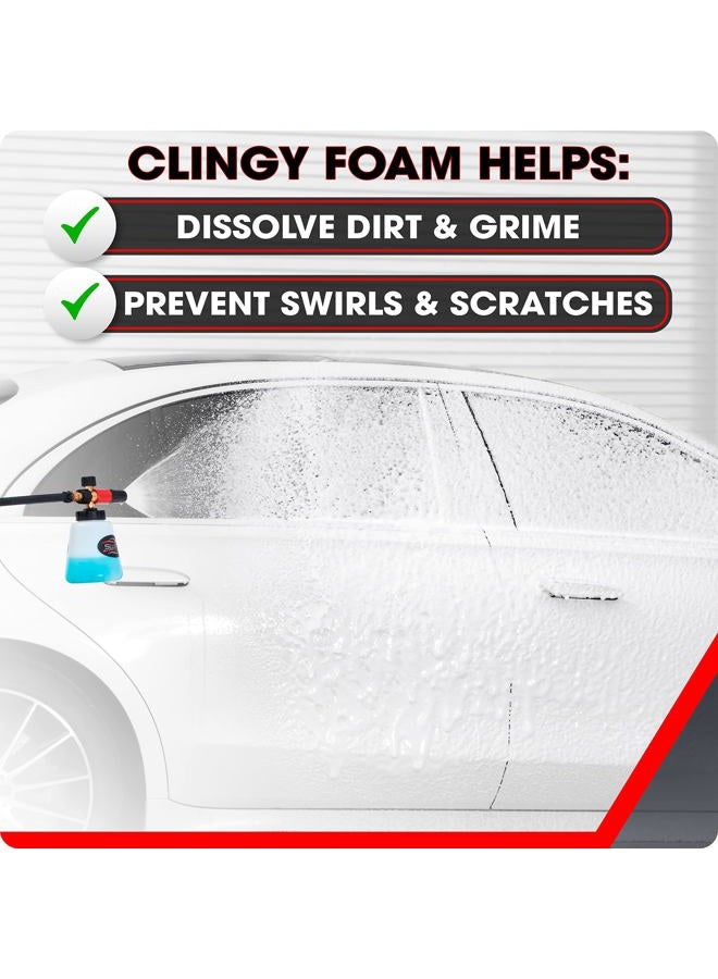 Swift Auto Care Premium Foam Cannon for Pressure Washer – Heavy Duty Foam Sprayer for Wash | ¼ Inch Quick Connector | Adjustable Wide Mouth for Extra Thick Snow Foam | Holds 1 Liter of Soap! - Image 5
