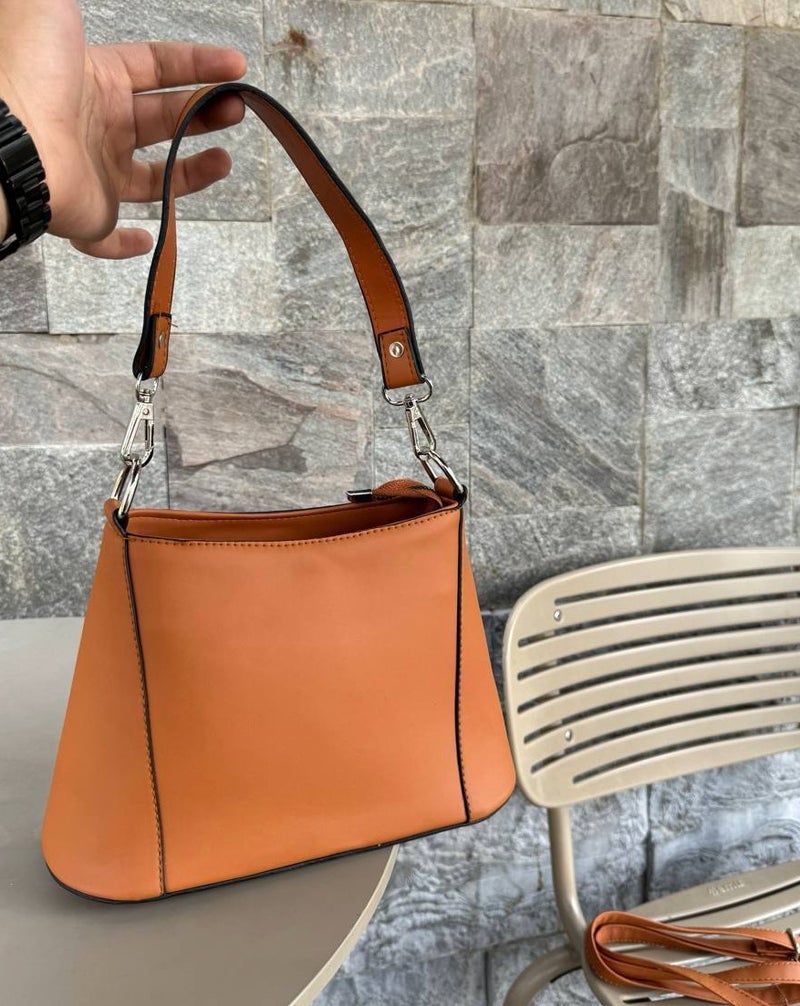 شنطة يد و كروس نسائية من الجلد الصناعي الأنيق - هافان - Image 1