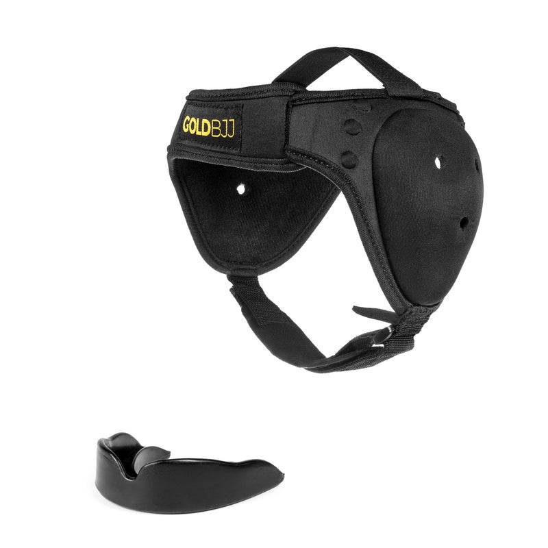Gold BJJ Headgear for Jiu Jitsu, Wrestling, and MMA - Image 4