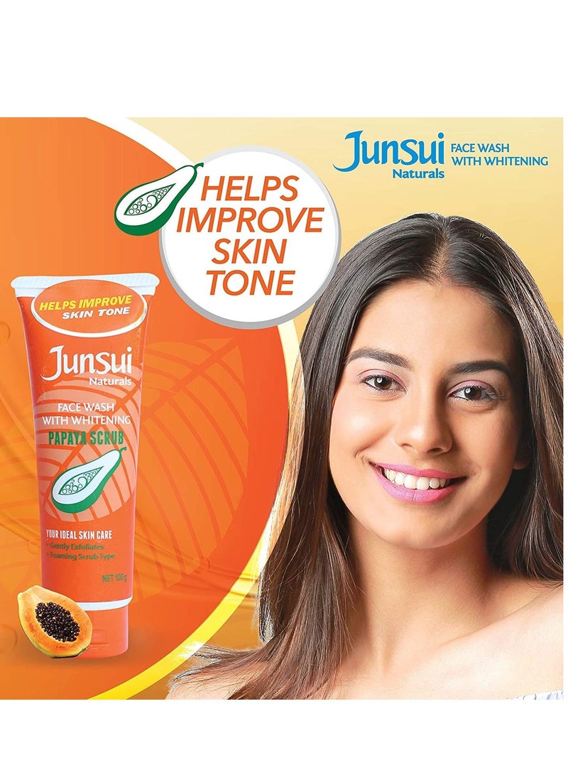 جونسوي غسول وجه مع مبيض 100 غ بابايا - Image 3