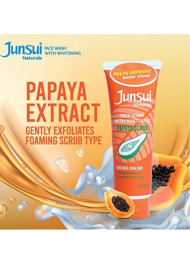 جونسوي غسول وجه مع مبيض 100 غ بابايا - Image 4