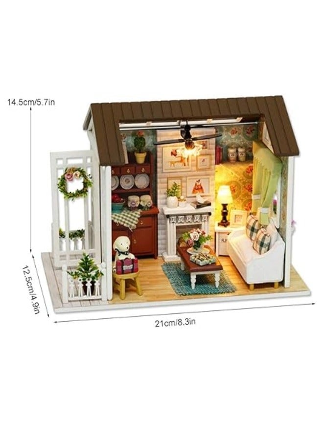 Mini House Production And Assembly Children's Toy Models Desktop Decoration Crafts  - Image 2