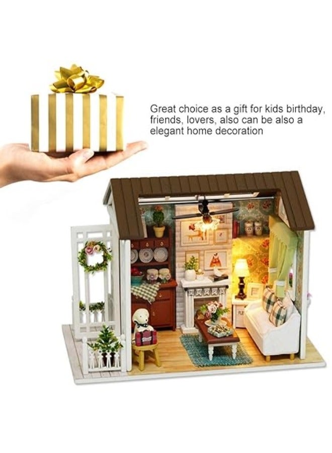 Mini House Production And Assembly Children's Toy Models Desktop Decoration Crafts  - Image 3