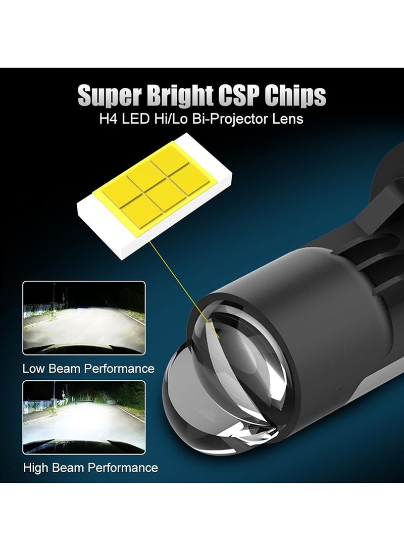 Toby's Toby’s TL3 PRO H4 Lens 2 Pieces 120W/PAIR 12000LM DC9-32V SMD Technology Low 4300K High 6000K IP65 Waterproof Durable Long-Life 30000 Hours Illumination - Image 5