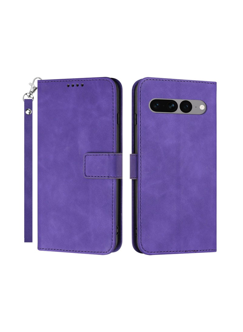 Suteni Flip Cover Card Slots Leather Phone Case for Google Pixel - Image 1