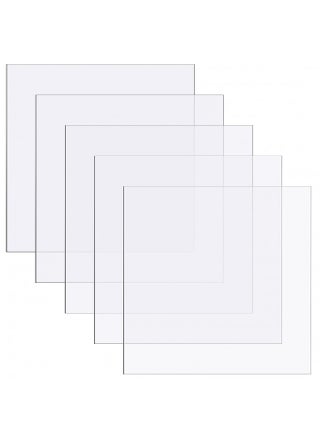 5 Pcs Polycarbonate Sheets Clear Plastic Sheet Thin Rigid Plastic Sheet Clear Polycarbonate Sheet Shatter Resistant Plastic Sheets for DIY Crafts Document Picture Frames(12 x 12 x 0.02 Inch) - pzsku/Z130F74E9102D256B14FBZ/45/_/1731696485/933225c1-80d3-4007-a44e-4e7789acf092