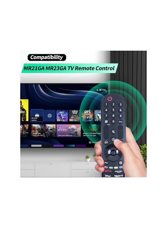 TIGER MR23GA MR21GA Universal Infrared Replaced Remote Control Fit for LG TV (2023 Model) B3/C3/G3/M3/75/80/UR7800/UR9000 Series TV OLED97M3PUA 43QNED75URA 50QNED75URA 55QNED80URA OLED65G3PUA and more - Image 3