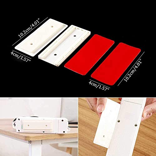 SHIDHMI Self Adhesive Power Strip Holder Fixator Wall-Mounted Desktop Socket Fixer Cable Organizer Multi-Purpose Punch-Free Wall Mount (6 Pcs) - Image 4