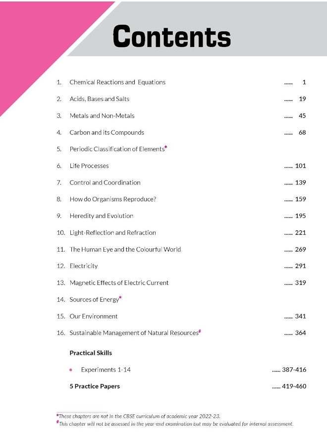 MTG CBSE 10 Years Chapterwise Topicwise Solved Papers Class 10 Science - CBSE Champion For Exam 2023 (Strictly Updated As Per The CBSE Syllabus)