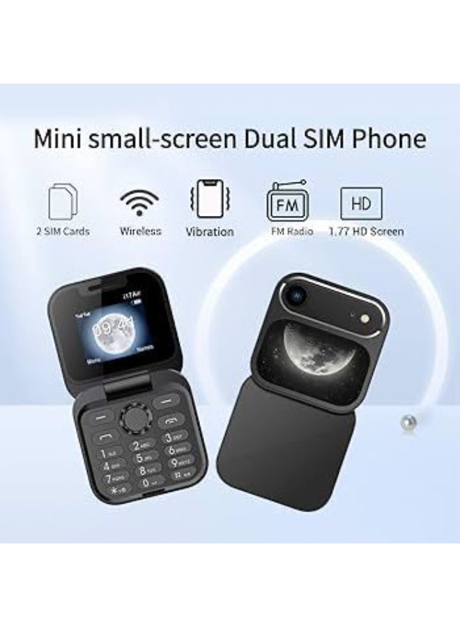 SOYES Mini Foldable Flip Phone – Dual SIM 2G, Lightweight with Camera & Bluetooth - Image 3