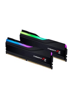Trident مجموعة ذاكرة سطح المكتب ثنائية القناة DDR5 من سلسلة Trident Z5 RGB سعة 32 جيجابايت (2 × 16 جيجابايت)، سرعة ذاكرة 6800 ميجاهرتز، زمن انتقال CL34 CAS، 1.40 فولت، Intel XMP 3.0، 288 دبوسًا، أسود | F5-6800J3445G16GX2-TZ5RK  - Image 3