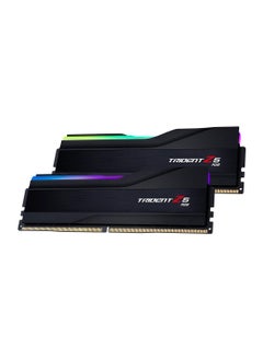 Trident مجموعة ذاكرة سطح المكتب ثنائية القناة DDR5 من سلسلة Trident Z5 RGB سعة 32 جيجابايت (2 × 16 جيجابايت)، سرعة ذاكرة 6800 ميجاهرتز، زمن انتقال CL34 CAS، 1.40 فولت، Intel XMP 3.0، 288 دبوسًا، أسود | F5-6800J3445G16GX2-TZ5RK  - Image 4