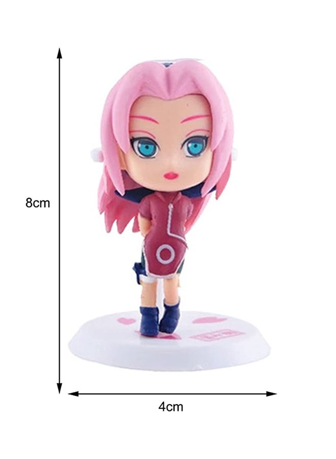 6-Piece Naruto Sasuke Uzumaki Anime Action Figure Collectible Model Toy Set - Image 3