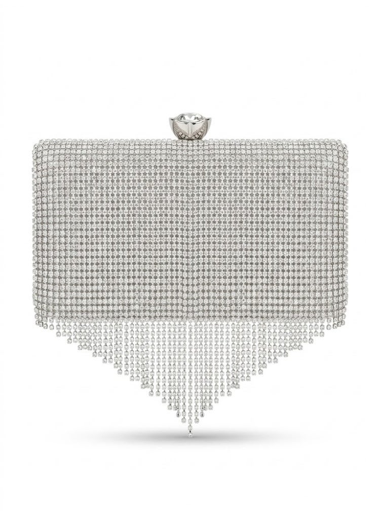 LIFESTYLISH crossbody evening bag Elegant ZS-5 - Silver - Image 2