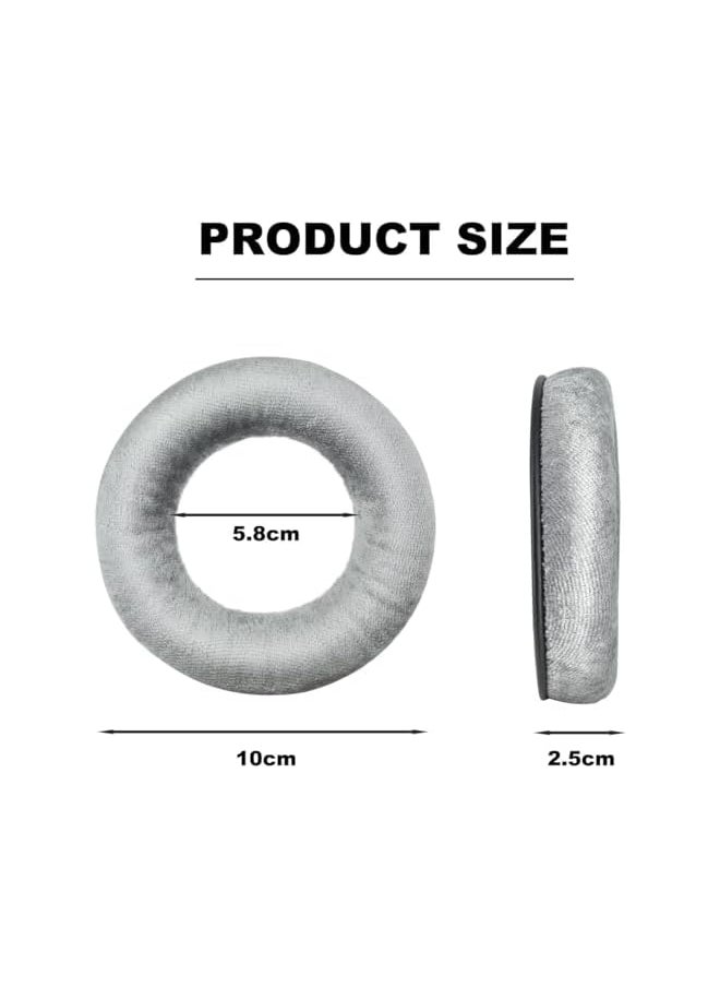 Zaboon - For Dt990 Dt880 Dt770 Pro Headphones Ear Pads Replacement Ear Cushion Pads Earpad Compatible With Dt990 Dt770 Pro Cushions Gray - Image 1