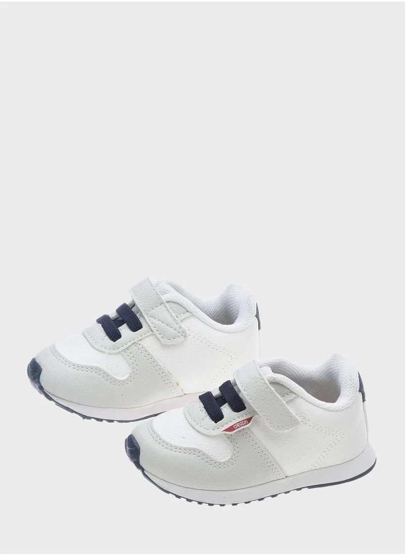 Klin Kids Velcro Low Top Sneakers