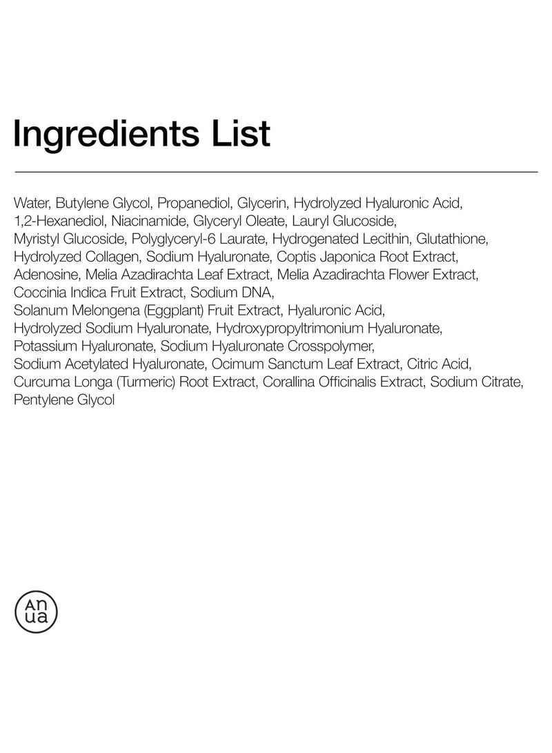 Anua PDRN Hyaluronic Acid Capsule 100 Serum, Radiant Face Serum, Hyaluronic Acid, Hydration, Moisture Plumping effect, Natural color, Fragrance free, Korean Skincare, 30ml / 1.01 fl. oz 30mlml - Image 2