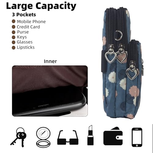 JANKS Crossbody Bags for Women, Small Phone Purse Travel Pouch Over the Shoulder Bags for Women with Adjustable Strap - Image 5