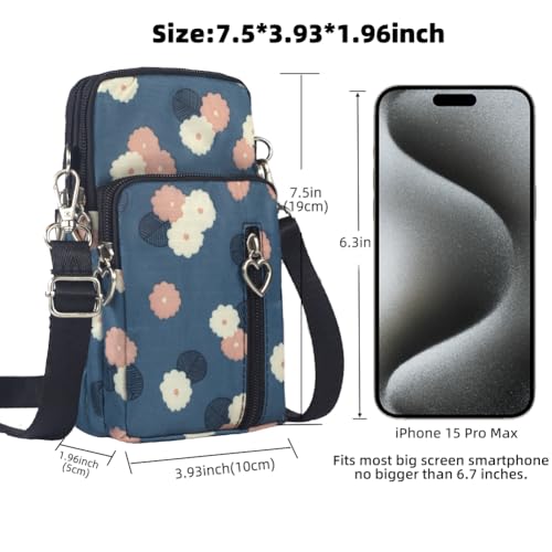 JANKS Crossbody Bags for Women, Small Phone Purse Travel Pouch Over the Shoulder Bags for Women with Adjustable Strap - Image 2