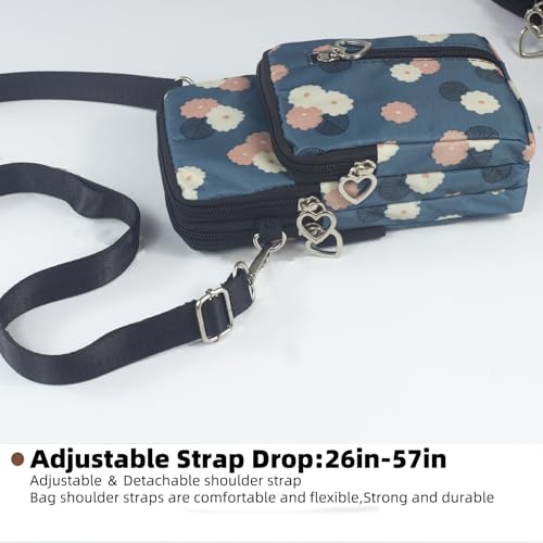 JANKS Crossbody Bags for Women, Small Phone Purse Travel Pouch Over the Shoulder Bags for Women with Adjustable Strap - Image 3