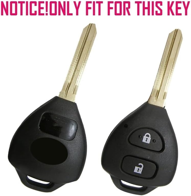 QASULER Silicone Key Case Cover for Toyota - Image 2