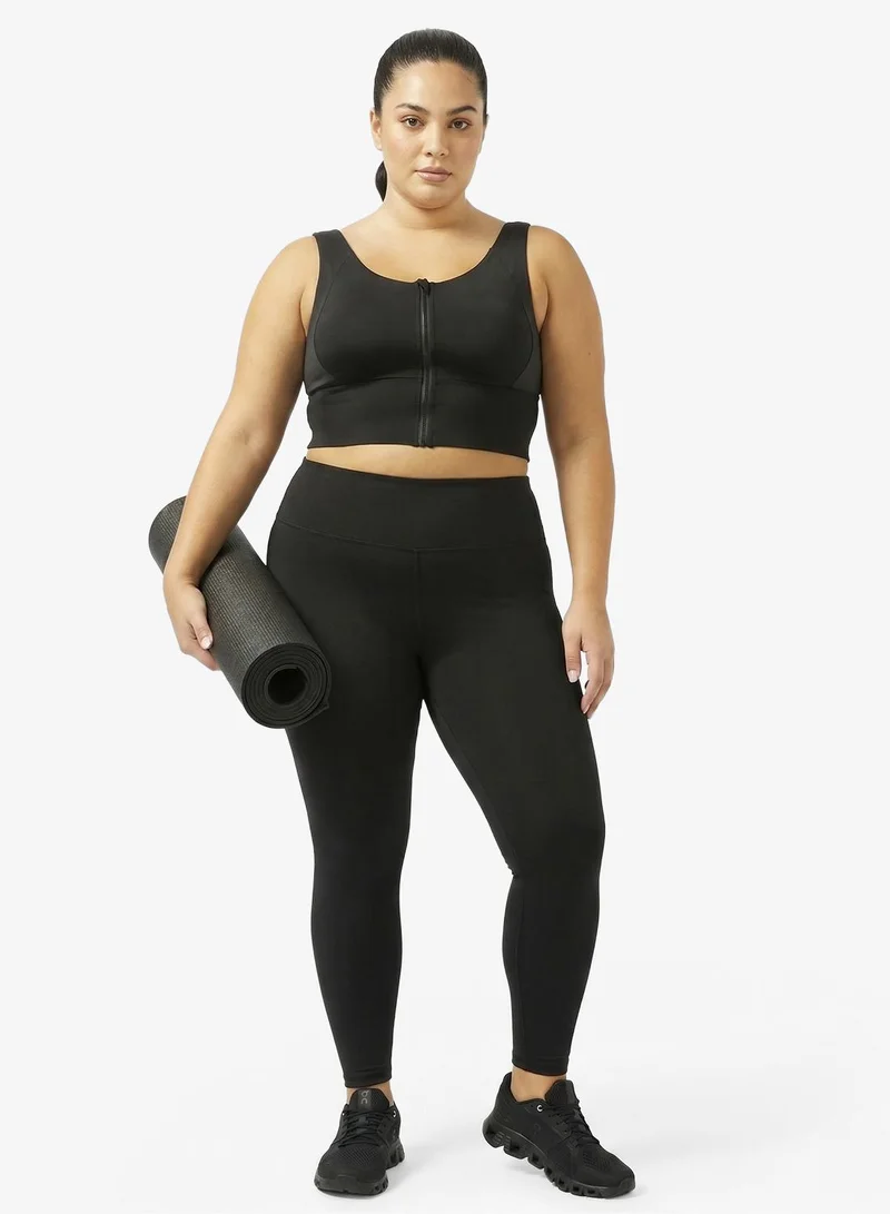 FRWD  FRWD Plus Medium Support Zip Up Sports Bra for Women | Best Price UAE