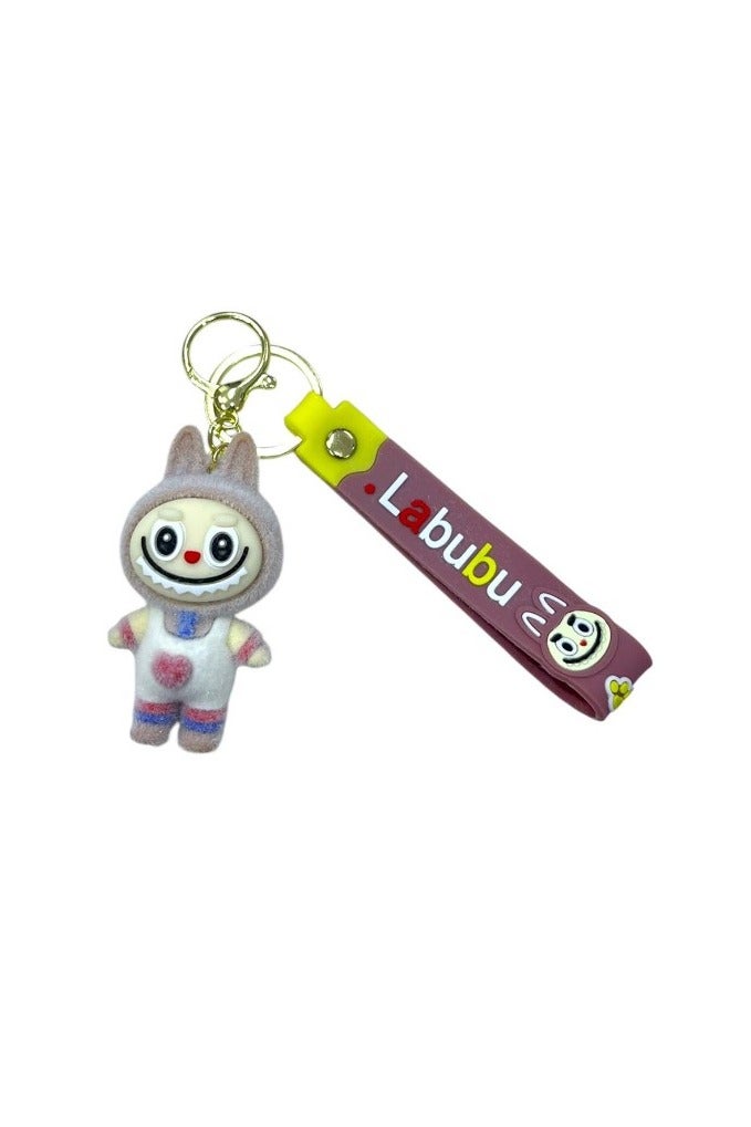 Generic The latest cute labubu doll keychain, cartoon character, anime figurine, bag, jewelry, toy, cute labubu keychain.