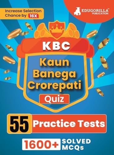 Kbc Quiz Book 2023 English Edition Kaun Banega Crorepati 55 Practice Tests 1600 Solved Mcqs - Image 1