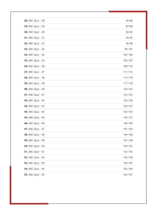 Kbc Quiz Book 2023 English Edition Kaun Banega Crorepati 55 Practice Tests 1600 Solved Mcqs - Image 4