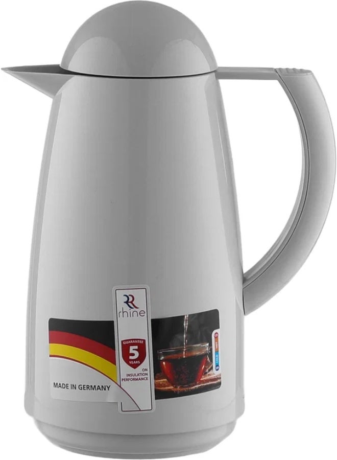 RHINE Plastic Thermos, 0.5 Liter - Gray - Image 1